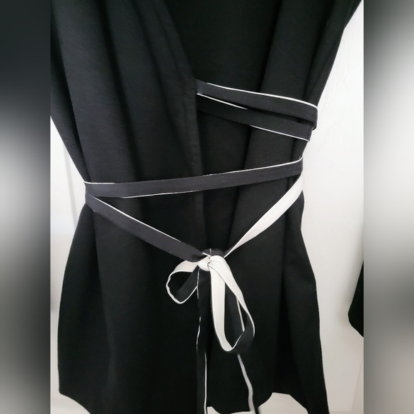 Chloe Colette Black Clair Wrap Tunic - L - Picture 2 of 7